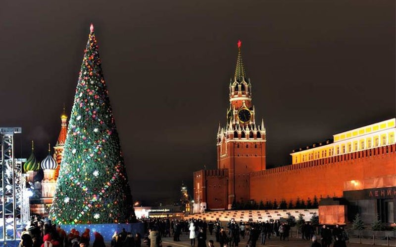 Москва в новогодние праздники 2019