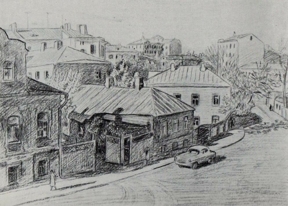 Рисунки улиц москвы