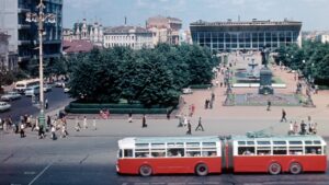 Московские троллейбусы-гармошки