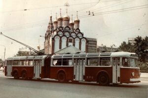 Московские троллейбусы-гармошки